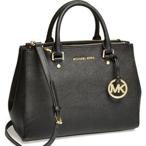Michael Kors MD Sutton leather satchel
